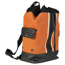 Bottega Veneta-Rucksack Drawstring Backpack-Orange