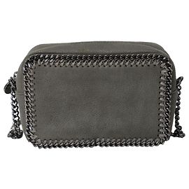Stella Mc Cartney Stella Mccartney Falabella Camera Clutch Bag aus grauem Kunstleder Grau