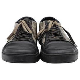 Gucci-Gucci GG Supreme Sneakers in 'Black Tan' Leather-Other