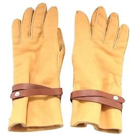 Hermès-Hermès Gloves-Brown