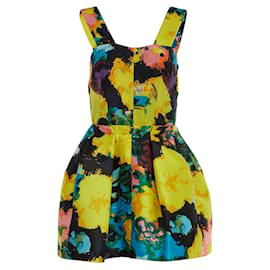 Balenciaga-Multicolored Pleated Sleeveless Dress-Multiple colors