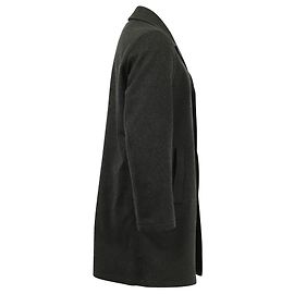 Cappotto Prada in Lana Grigio Grigio