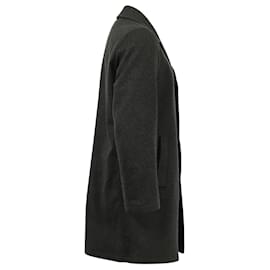 Prada Overcoat in Grey Wool Grey