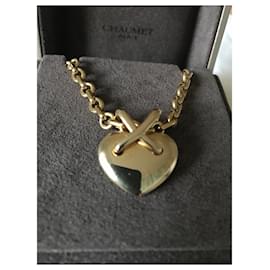 Chaumet-Heart links with chain large model yellow gold-Other