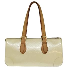 Louis Vuitton-LOUIS VUITTON Monogram Vernis Rosewood Avenue Hand Bag Perle M93508 Auth nh565-Other