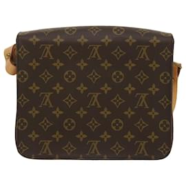 Louis Vuitton-LOUIS VUITTON Monogram Cartouchiere GM Shoulder Bag M51252 LV Auth 28615-Monogram