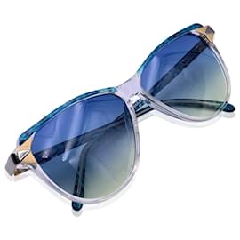 Fendi-Vintage Blue Clear Mint Sunglasses Mod. FV 87 56/11 135MM-Turquoise