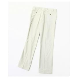 Loro Piana-Loro Piana Cotton Pants Slacks Center Press Men's Size 52-Beige