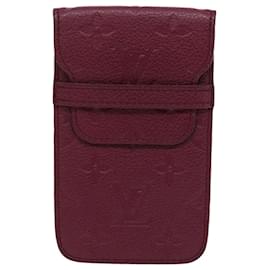Louis Vuitton-LOUIS VUITTON Monogram Empreinte Cell Phone Case Purple LV Auth ac673-Purple