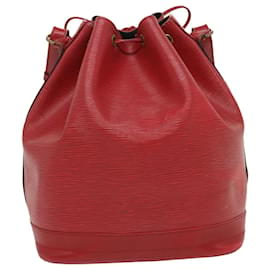 Louis Vuitton-LOUIS VUITTON Epi Noe Shoulder Bag Red M44007 LV Auth pt1907-Red