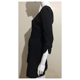 Diane Von Furstenberg-DvF Majorie black dress-Black
