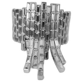 Pulseira Atelier Swarovski Fluid Cry Bangle Prata