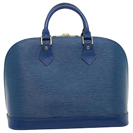 Louis Vuitton-LOUIS VUITTON Epi Alma Hand Bag Blue M52145 LV Auth pt1857-Blue