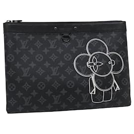 Louis Vuitton-LOUIS VUITTON Eclipse Vivienne Pochette Apollo Clutch Limited M62904 Auth ak183NO-Outro