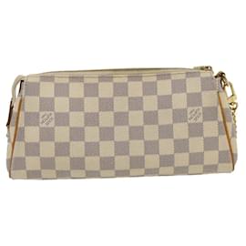 Louis Vuitton-Louis Vuitton Damier Azur Eva 2Way Shoulder Hand Pouch N55214 LV Auth rh144-Other