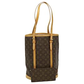 Louis Vuitton-LOUIS VUITTON Monogram Bucket GM Shoulder Bag M42236 LV Auth ro330-Monogram
