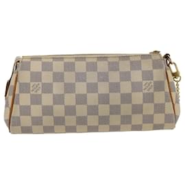 Louis Vuitton-Louis Vuitton Damier Azur Eva 2Way Shoulder Hand Pouch N55214 LV Auth jk1643-Other