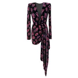Robe courte Daniele Carlotta multicolore polyester 40 Multicolore