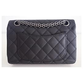 Chanel-Chanel Bag 2.55 Matte Black-Black