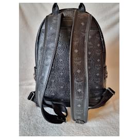 MCM-MCM Backpack Stark Black Size Medium-Black