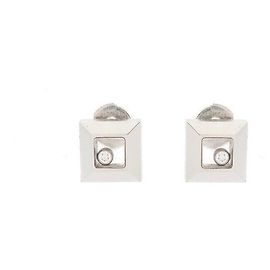 CHOPARD HAPPY DIAMONDS EARRINGS 83/2938-20 IN WHITE GOLD EARRINGS Silvery