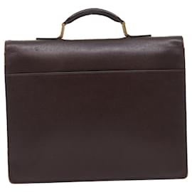 Louis Vuitton-LOUIS VUITTON Taiga Serviette Moskova Business Bag Acajou M30036 LV Auth ar6874-Other