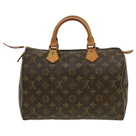 Louis Vuitton-Louis Vuitton Monogram Speedy 30 Hand Bag M41526 LV Auth pt1945-Other
