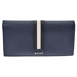 Bally-Bally Wallet-Navy blue