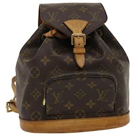 Louis Vuitton-LOUIS VUITTON Monogram Montsouris PM Backpack M51137 LV Auth hk347-Monogram