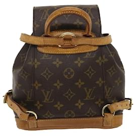Louis Vuitton-LOUIS VUITTON Monogram Montsouris PM Backpack M51137 LV Auth hk347-Monogram