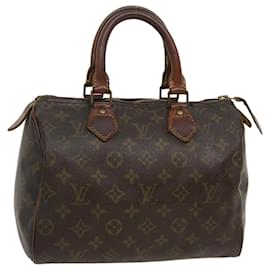 Louis Vuitton-Louis Vuitton Monogram Speedy 25 Hand Bag M41528 LV Auth rh136-Other