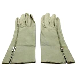 Hermès-Hermès Gloves-Beige