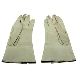 Hermès-Hermès Gloves-Beige