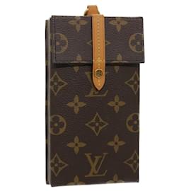 Louis Vuitton-LOUIS VUITTON Monogram Box funda para teléfono Funda para móvil M68523 LV Auth jk1637EN-Otro
