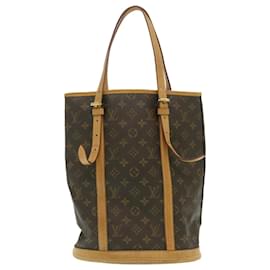 Louis Vuitton-LOUIS VUITTON Monogram Bucket GM Shoulder Bag M42236 LV Auth ac641-Monogram