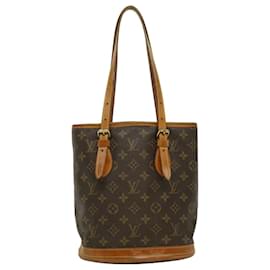 Louis Vuitton-LOUIS VUITTON Monogram Bucket PM Shoulder Bag M42238 LV Auth gt2503-Other