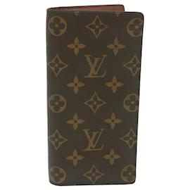 Louis Vuitton-LOUIS VUITTON Monogram Portefeuille Brazza Long Wallet M66540 LV Auth 29436-Monogram