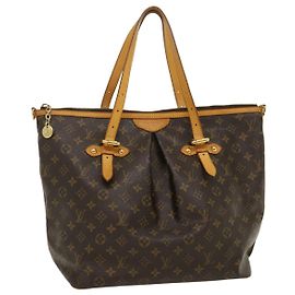 LOUIS VUITTON Monogram Palermo GM Tote Bag M40146 LV Auth bs1119 Monogramma