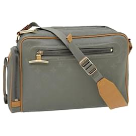 Louis Vuitton-LOUIS VUITTON Monogram titanium Camera Bag Shoulder Bag Gray M43884 Auth ak180a-Grey