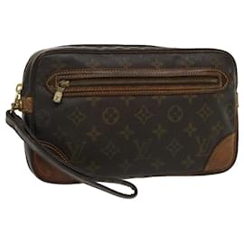 Louis Vuitton-LOUIS VUITTON Monogram Marly Dragonne GM Clutch Bag M51825 Auth th2675-Monogram