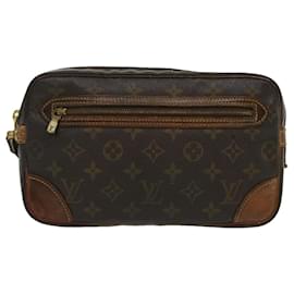 Louis Vuitton-LOUIS VUITTON Monogram Marly Dragonne GM Clutch Bag M51825 Auth th2675-Monogram