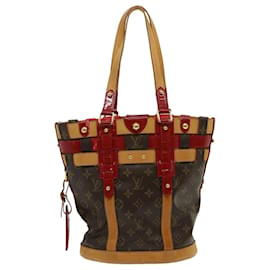 Louis Vuitton-LOUIS VUITTON Monogram Neo Bucket Tote Bag Red M95613 LV Auth ni295-Red,Other