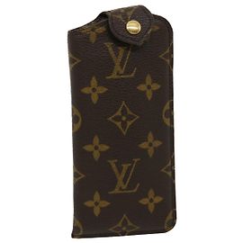 LOUIS VUITTON Monogram Etui Lunettes PM Glasses Case M66545 LV Auth yk4329 Other