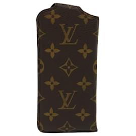 Louis Vuitton-Estojo de óculos LOUIS VUITTON Monogram Etui Lunettes PM M66545 LV Auth yk4329-Outro