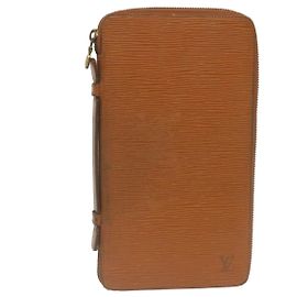 LOUIS VUITTON Epi Organizer De Voyage Travel Case SPO Marron LV Auth hs918 Marron