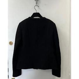 Chanel-chaqueta de uniforme-Negro