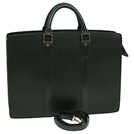 Louis Vuitton-LOUIS VUITTON Taiga Porte Documnts Rozan Business Bag Epicea M30054 Auth th2713-Otro