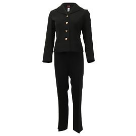Kenzo Two Piece Suit Set in Black Polyester Black