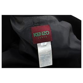Kenzo-Conjunto de terno de duas peças Kenzo em poliéster preto-Preto