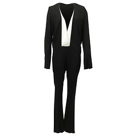 Macacão de smoking Haider Ackermann em viscose preta Preto